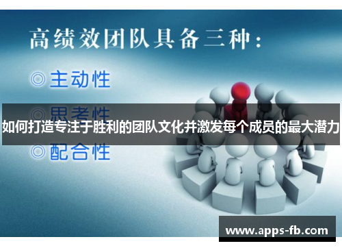 如何打造专注于胜利的团队文化并激发每个成员的最大潜力